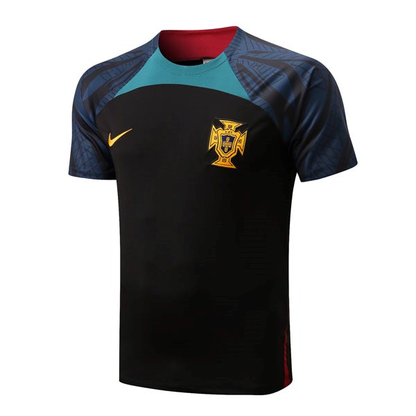 Trikot Entrenamien Portugal 2022-23 Schwarz Blau